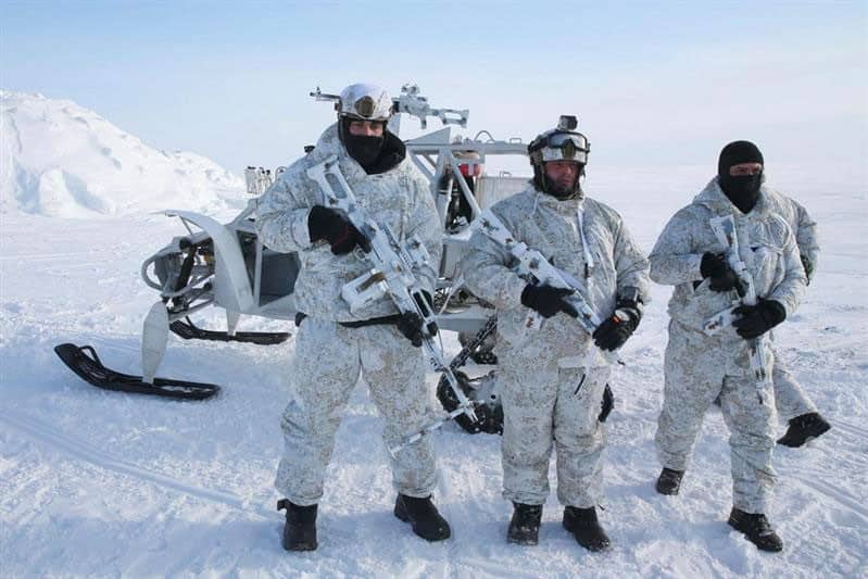 Чеченский спецназ в Арктике