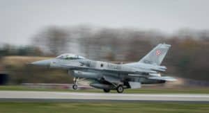 Истребитель F-16 ВВС Польши
