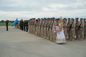Встреча белорусских военнослужащих