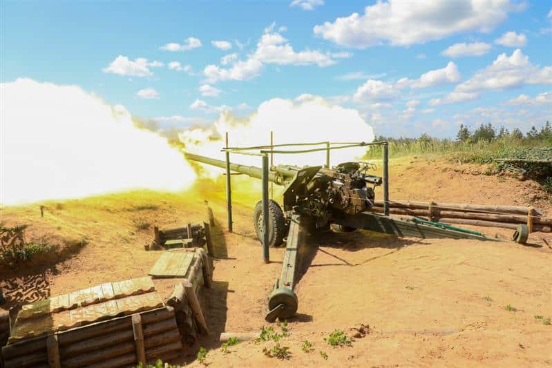 Всеармейский конкурс артиллеристов в Ленобласти