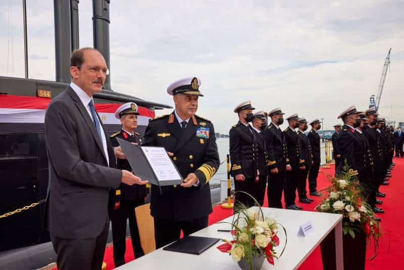 Египетские ВМС получили четвертую и последнюю ДЭПЛ S44 проекта 209_1400Mod, построенную в Германии