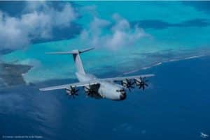 сброс грузов в воздухе с транспортных самолетов Airbus A400M