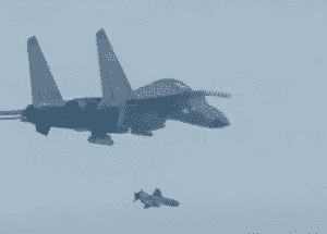 учения ВВС НОАК и был произведен пуск противокорабельной ракеты YJ-83 с истребителя J-16