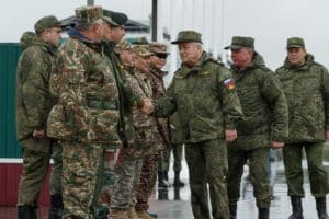 открытие ССУ "Запад-2021" на полигоне Мулино