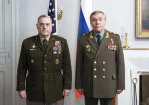 Начальник Генштаба ВС РФ встретился с председателем Комитета начальников штабов ВС США
