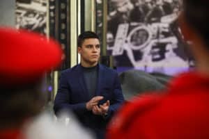 Никита Нагорный посвятил в юнармейцы
