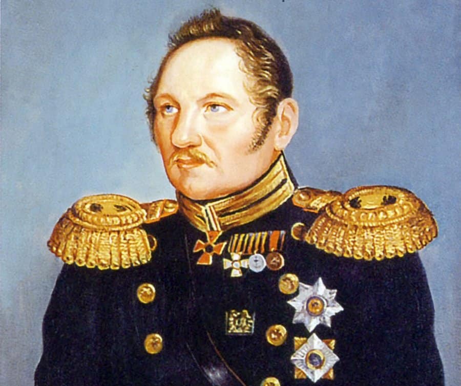 Портрет вице-адмирала Ф. Ф. Беллинсгаузена.