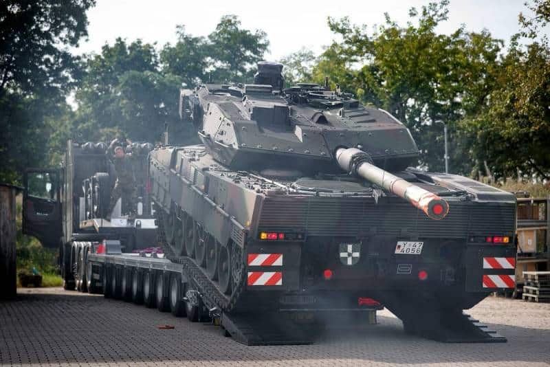 модернизированные танки Leopard 2A7V