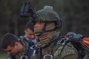 ночное десантирование на полигоне Брестский