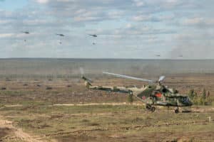 отработка применения авиационных средств поражения