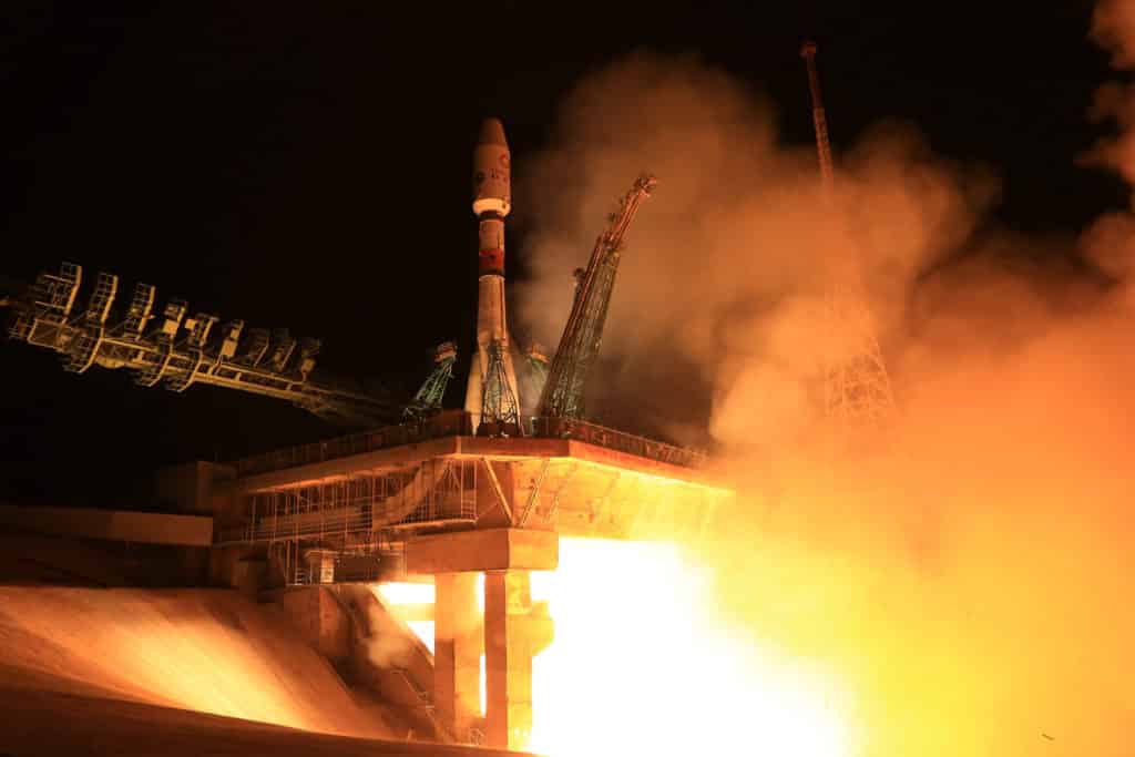 успешный пуск ракеты-носителя «Союз-2.1б»