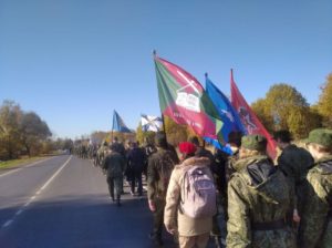 Марш-кремлёвских-курсантов-по-местам-боев-в-битве-за-Москву-1941-г