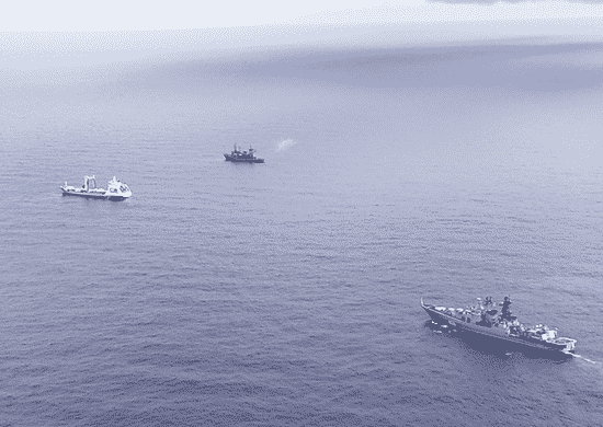 Отряд кораблей СФ совершил деловой заход в порт Малабо