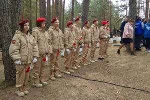 Юнармейцы Ленинградской области предали земле останки героев ВОВ