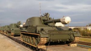 партия самоходных гаубиц 2С3М Акация