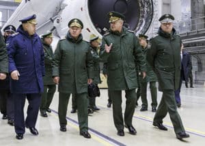 поездка министра обооны на космодром Плесецк
