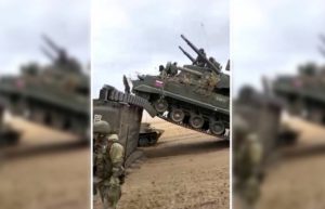 ракетно-пушечный комплекс «Тунгуска» перевернул БПМ-2