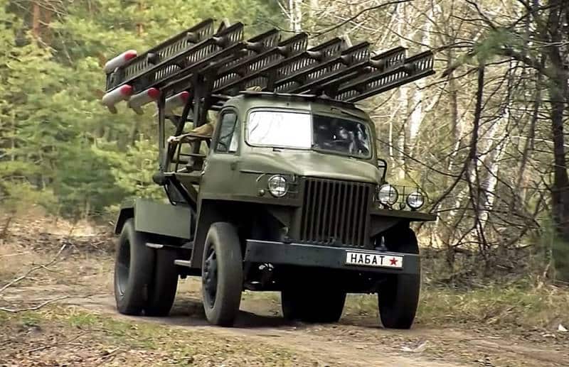 система залпового огня БМ-13 Катюша