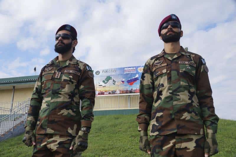 тренировка подразделений спецназа Пакистана с российскими военными