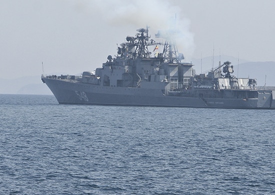 БПК «Адмирал Пантелеев» провёл противолодочное учение в море