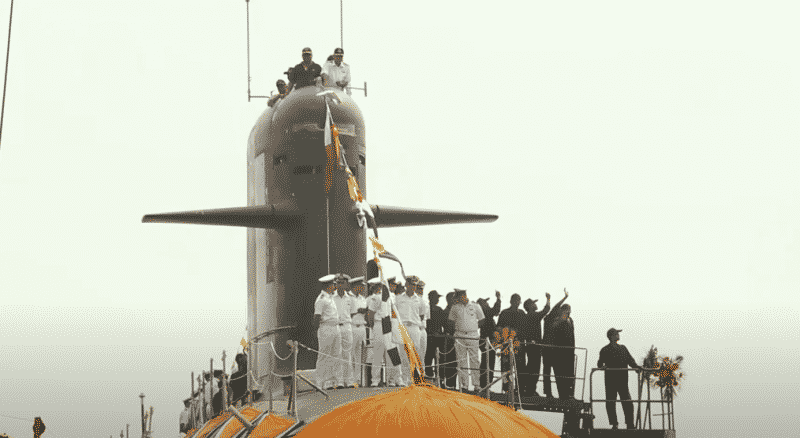 Индийские ВМС пополнились 4-й подводной лодкой класса «Скорпен»