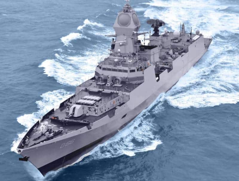 Индийский эсминц D66 Visakhapatnam проекта 15В