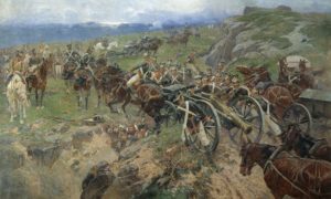 Картина «Живой мост» Франца Рубо