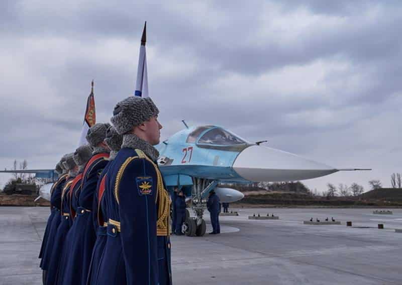 аэродром Балтимор в Воронеже принял фронтовые бомбардировщики Су-34