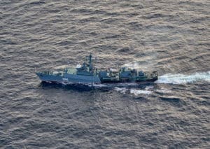 малый противолодочный корабль «Снежногорск» Кольской флотилии