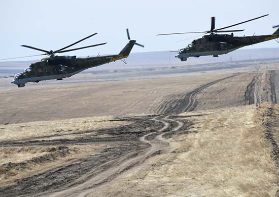 экипажи ударных вертолетов Ми-24