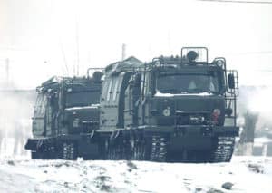 ВВО осваивают новые снегоболотоходы «Алеут» в Бурятии