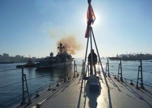 Отряд кораблей ТОФ вышел из Владивостока для выполнения задач дальнего океанского похода