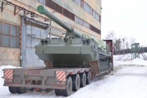 Первая партия модернизированных самоходных пушек 2С7М Малка