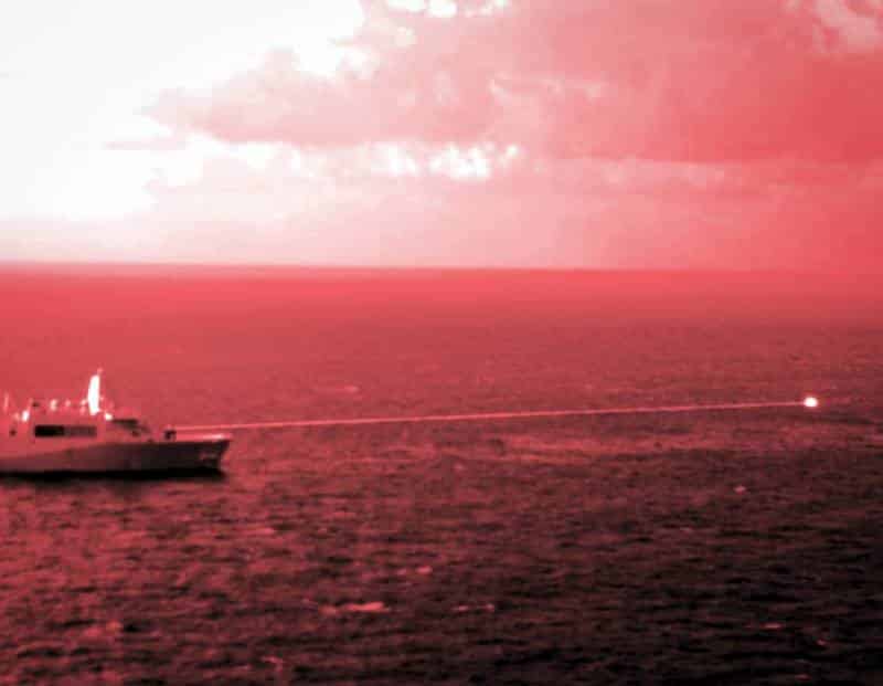США провели очередное испытание лазерного оружия, установленного на корабле