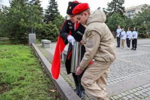 Юнармейцы оставили потомкам послание