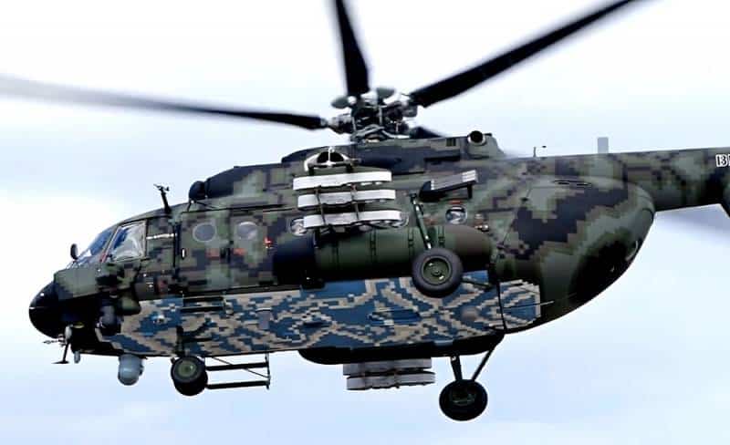 вертолет огневой поддержки Ми-8АМТШ-ВН «Сапсан»