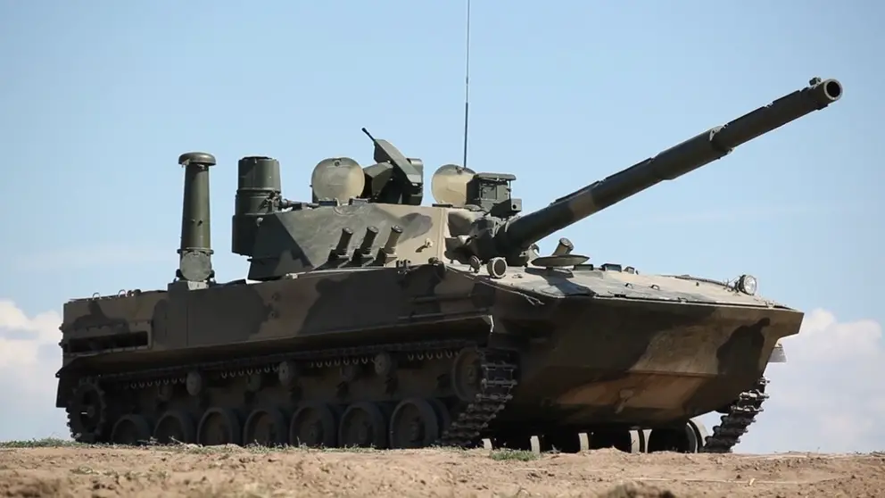 госиспытания плавающего танка «Спрут-СДМ1» в начале 2022 года