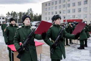 Курсанты-мотострелки, присяга