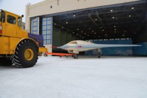начало лётных испытаний второго образца беспилотника «Охотник»