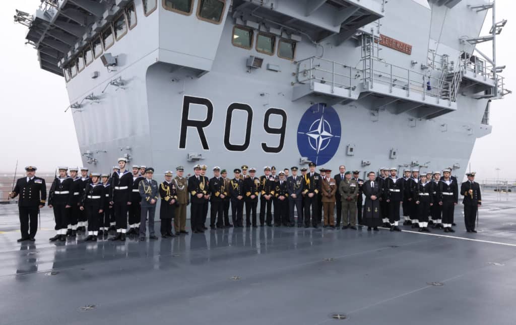 Авианосец «Принц Уэльский» принимает командование Морской группой НАТО в Атлантике