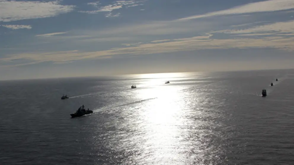 Россия отработала учения по слежке за подлодкой в Средиземном море