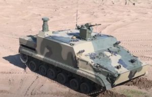 плавающий бронетранспортёр БТ-3Ф завершает предварительные испытания