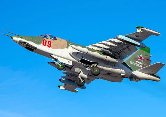сложные элементы пилотажа на штурмовиках Су-25СМ3