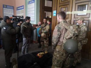 Прибытие иностранных наёмников на Украину