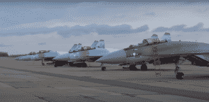 Участие самолётов Су-35 ВКС России в спецоперации