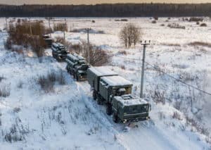 боевые расчёты С-400 «Триумф» в Ленинградской области