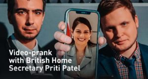 Video-prank with Home Secretary Priti Patel