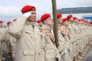 Юнармейцы готовятся к Параду Победы