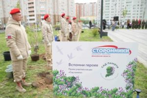 высажено более 100 тысяч деревьев в память о погибших Героях