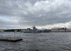 завершилась сводная тренировка Военно-Морского Парада